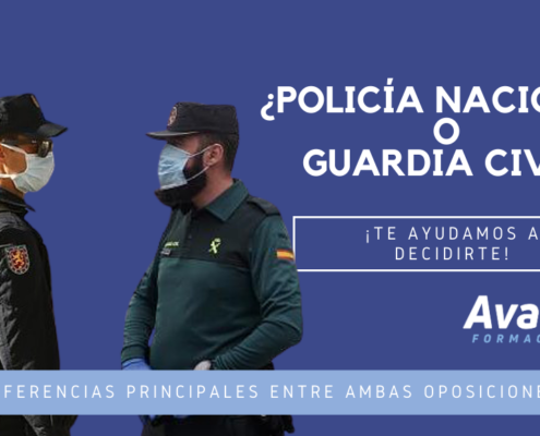 Diferencias entre oposiciones de Policía Nacional y Guardia Civil